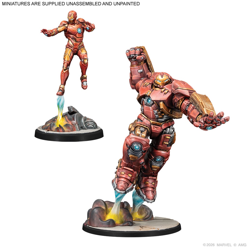 Atomic Mass Games Marvel: Crisis Protocol Avengers Brains & Brawn Character Pack Miniatures - View 5