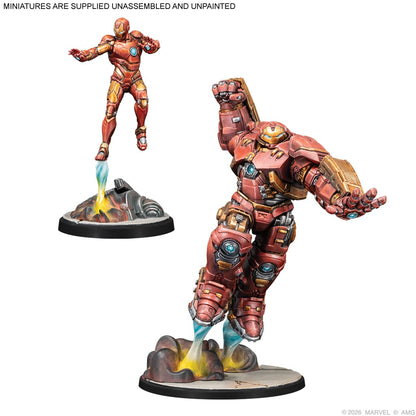 Atomic Mass Games Marvel: Crisis Protocol Avengers Brains & Brawn Character Pack Miniatures - View 5