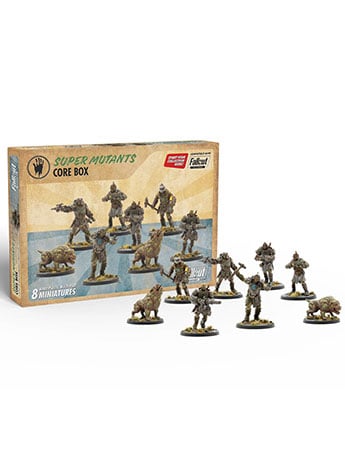 Modiphius Fallout Super Mutants Core Box Resin Miniatures Set