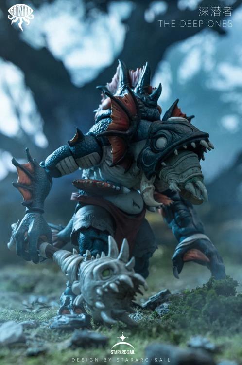 StarArc Toys Cthulhu San Zero The Deep One Orange Ver. 1/12 Scale 5-Inch Action Figure - View 3