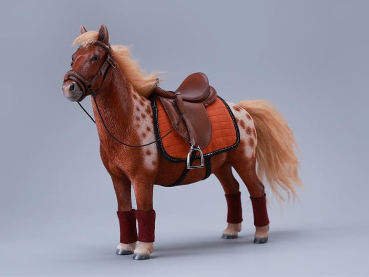 JxK.Studio Little Shetland Pony with Bangs Brown Ver. Resin Figure (7.4-Inch) - View 2