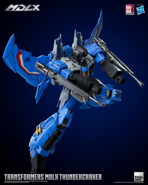 threezero Transformers MDLX Articulated Figure Series Thundercracker 7.8-Inch Action Figure - View 11