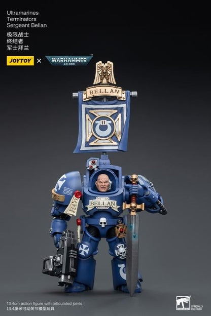 JoyToy Warhammer 40K Ultramarines Terminators Sergeant Bellan 1/18 Scale Action Figure - View 9