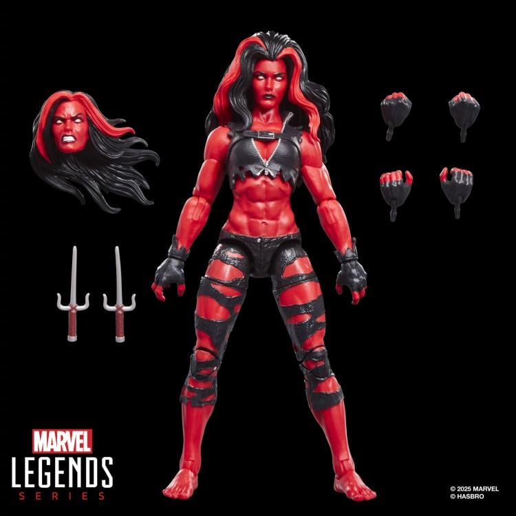 Hasbro Hulk Marvel Legends Red She-Hulk Action Figure - View 9