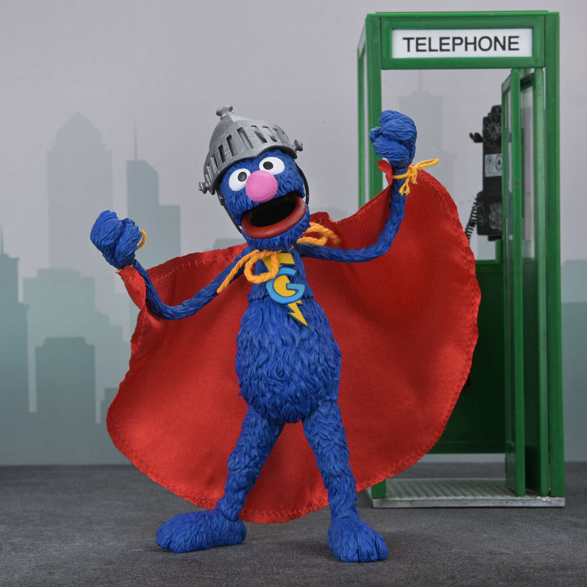 NECA Sesame Street Ultimate Super Grover Plastic Action Figure - View 3