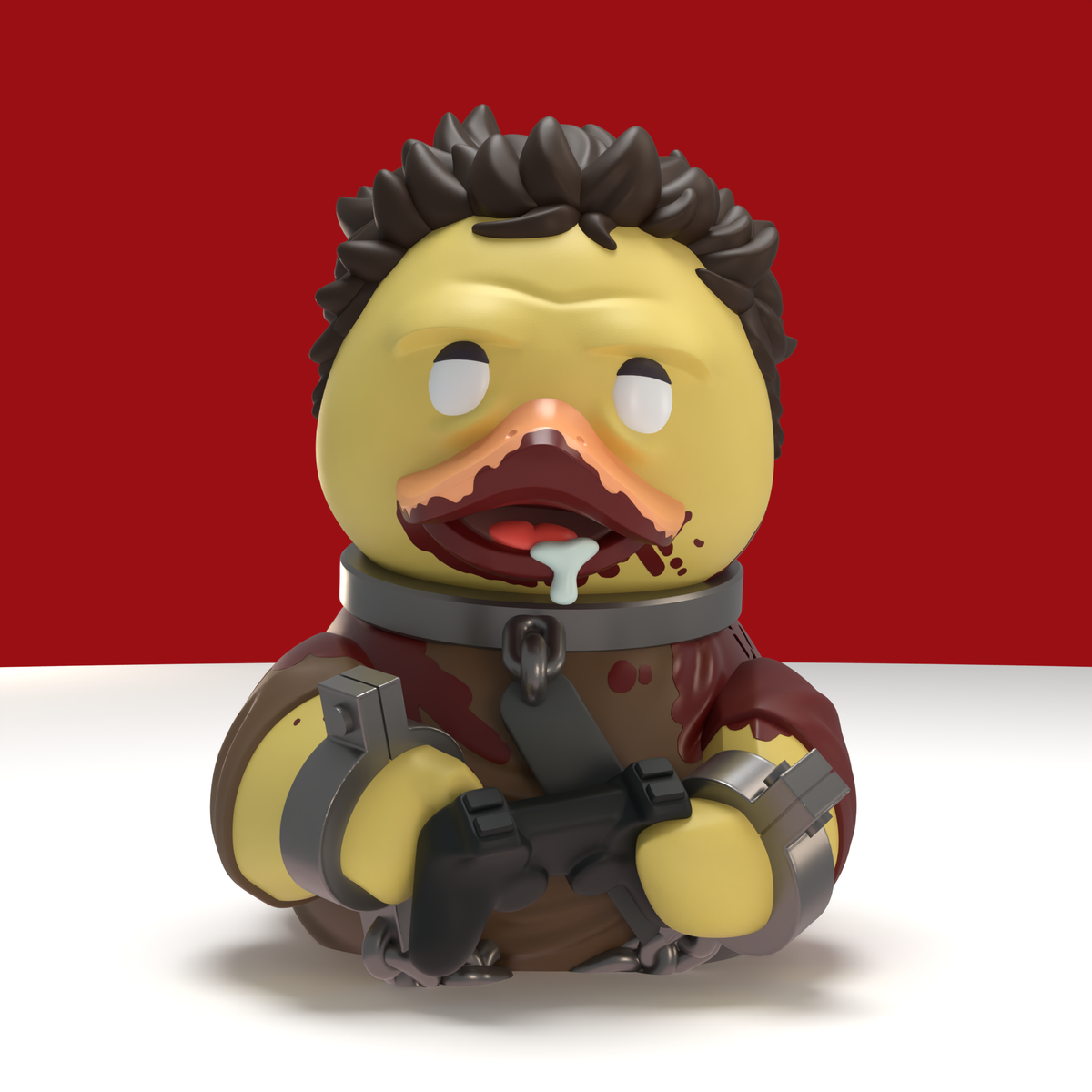 Numskull Shaun of the Dead TUBBZ Zombie Ed Cosplaying Duck Boxed Edition PVC Collectible, 3.5-Inch - View 3