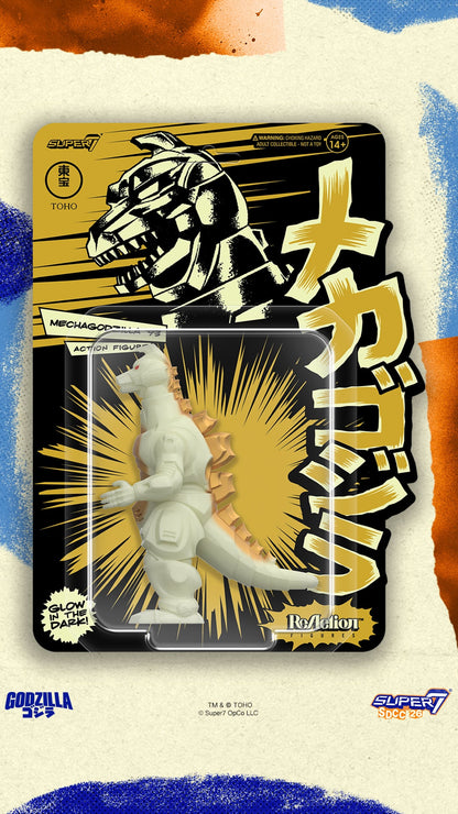 Super7 Toho ReAction Mechagodzilla '93 (Glow-in-the-Dark) SDCC 2026 Exclusive Action Figure - View 7