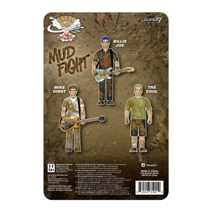 Super7 Green Day ReAction Tre Cool (Mud Fight) Action Figure - View 6
