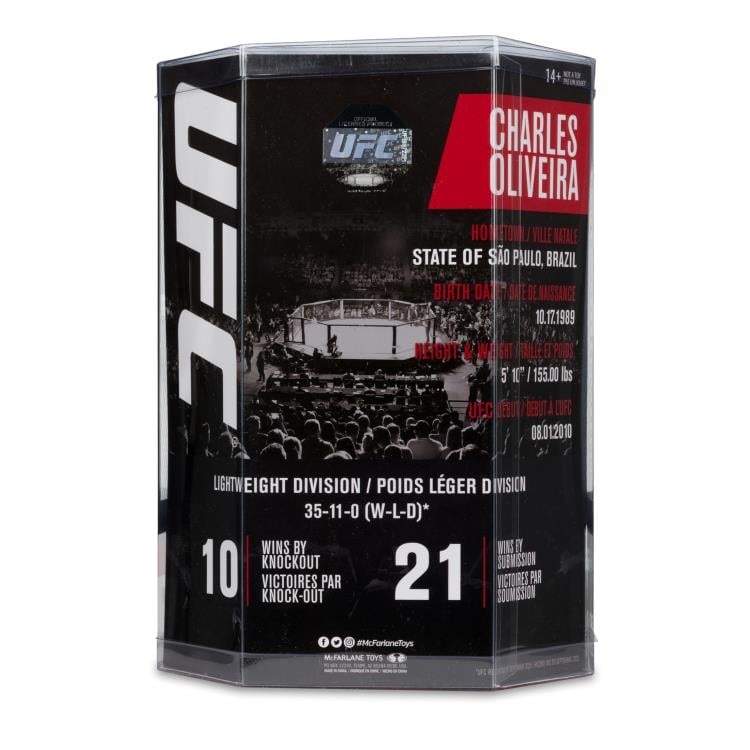 McFarlane Toys UFC SportsPicks Charles Oliveira 7-Inch Posed Figure - View 14