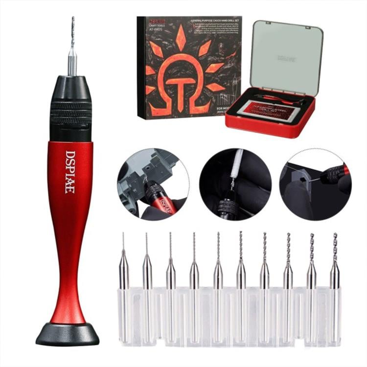 DSPIAE General Purpose Chuck Hand Drill Set Aluminum Hobby Drill for Models - View 9
