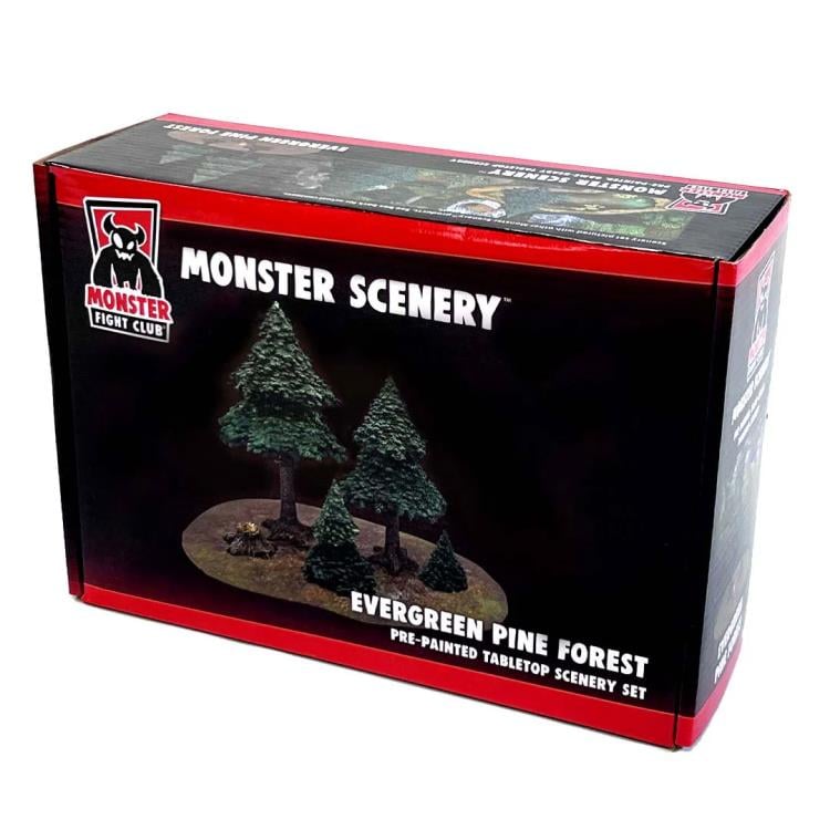Monster Fight Club Monster Scenery Evergreen Pine Forest Tabletop Scenery Set - View 7