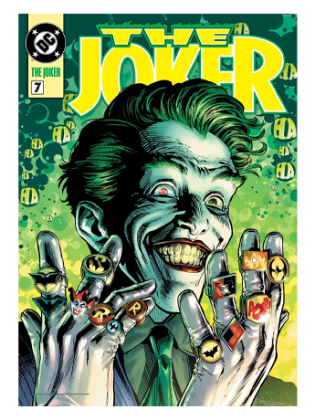 Trend Setters MightyPrint Batman The Joker 24-Inch Wall Art from DC Comics
