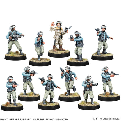 Atomic Mass Games Star Wars: Legion Fleet Troopers Unit Rebel Soldier Plastic Miniatures - View 4
