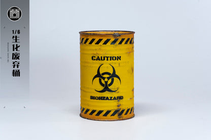 MMMToys Biohazard Waste Bin 1/6 Scale Metal Accessory - View 3