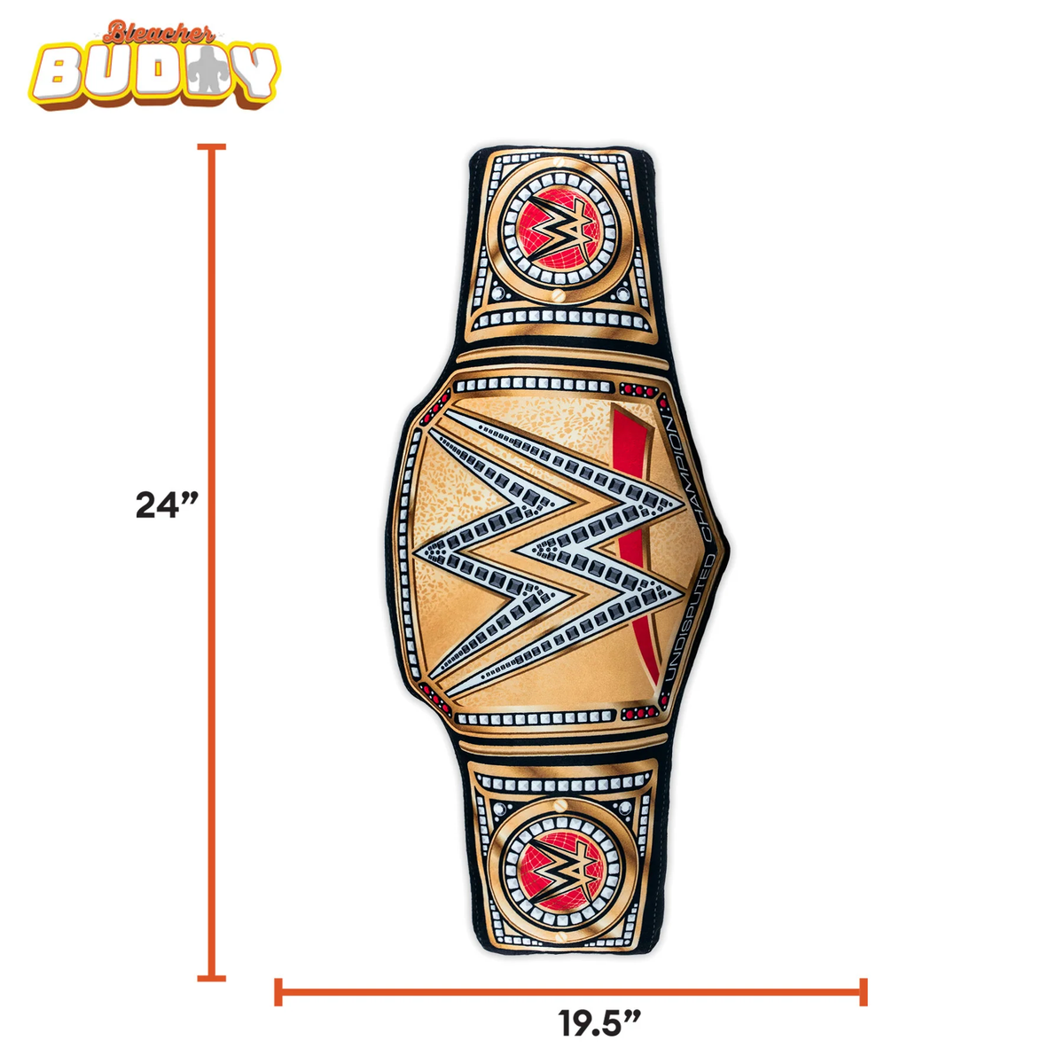 Uncanny Brands WWE Bleacher Buddy Universal Championship Belt 24-Inch Plush - View 7