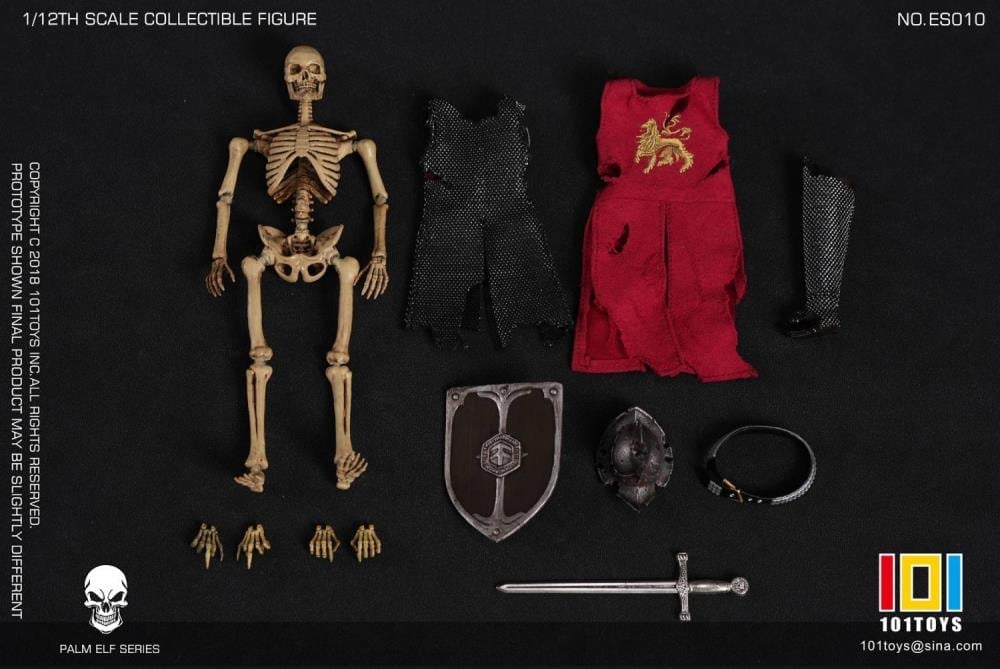 101 Toys Palm Elf Series Medieval Knight Ver. A 1/12 Scale Action Figure - View 6
