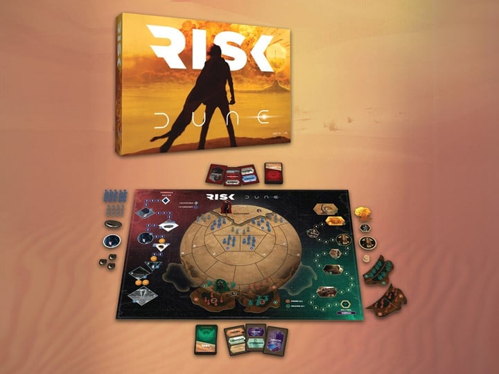 USAopoly Risk: Dune Edition Strategy Board Game, Dune Themed Risk - View 2