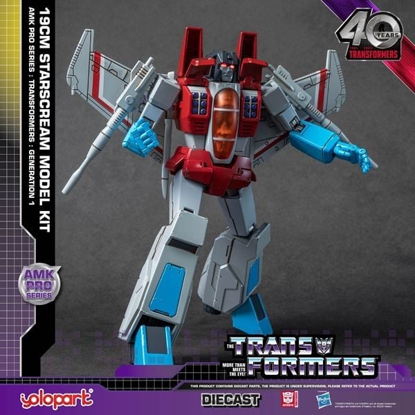 Yolopark Transformers AMK Pro Starscream 7.5-Inch Plastic Model Kit - View 10