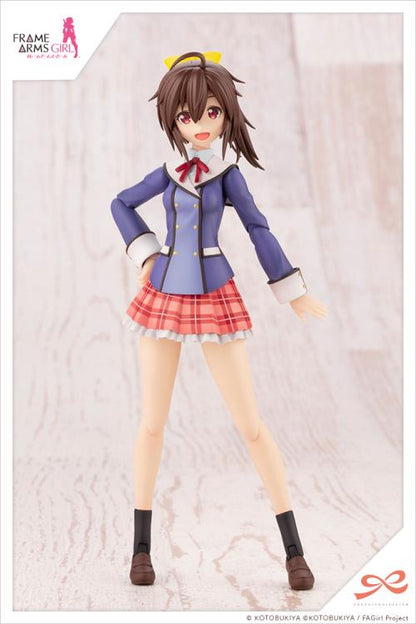Kotobukiya Frame Arms Girl Sousai Shoujo Teien Ao Gennai Wakaba Girls' High School Winter Clothes 1/10 Scale Model Kit - View 3