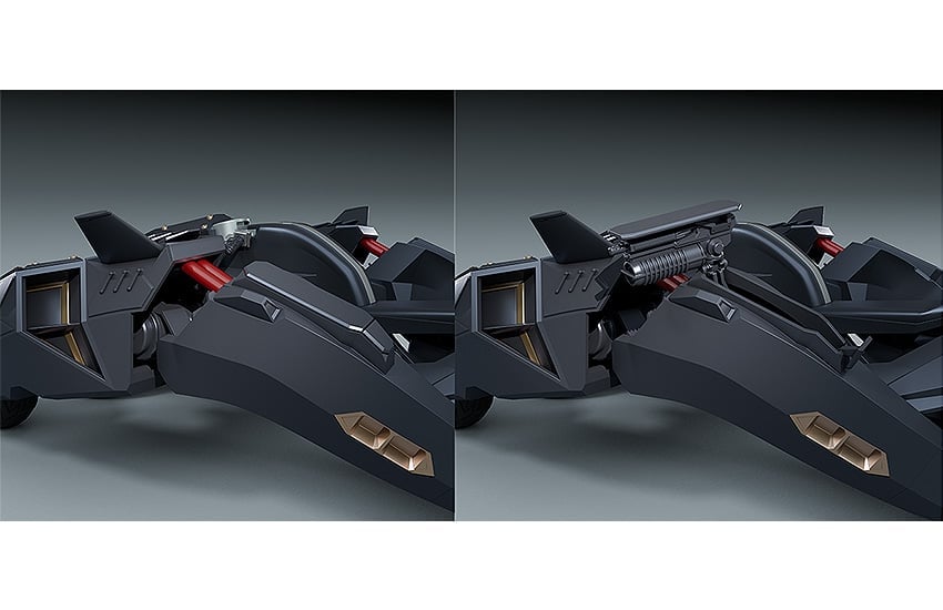 Max Factory Black Rock Shooter Plamax Black Trike Dawn Fall Ver. Model Kit - View 6