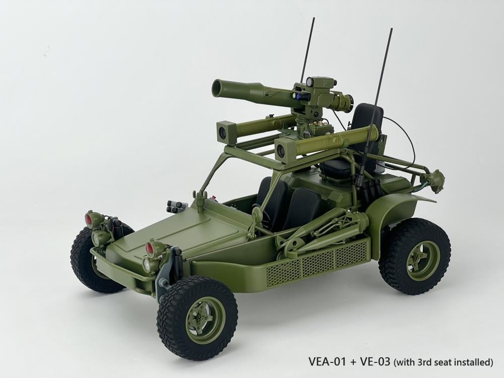 Fans Hobby VEA-01 Missile Launcher Set 1/12 Scale Plastic Accessory 4-Inch - View 18