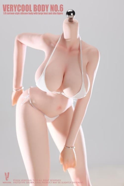 Very Cool Female Body No.6 Voluptuous Physique (Ver. C) 1/6 Scale Silicone Figure - View 14
