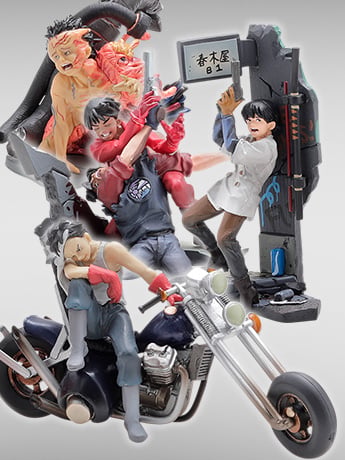 Kaiyodo Akira miniQ Part 2 Tetsuo Box of 6 Random 3-Inch Figures (Reissue)