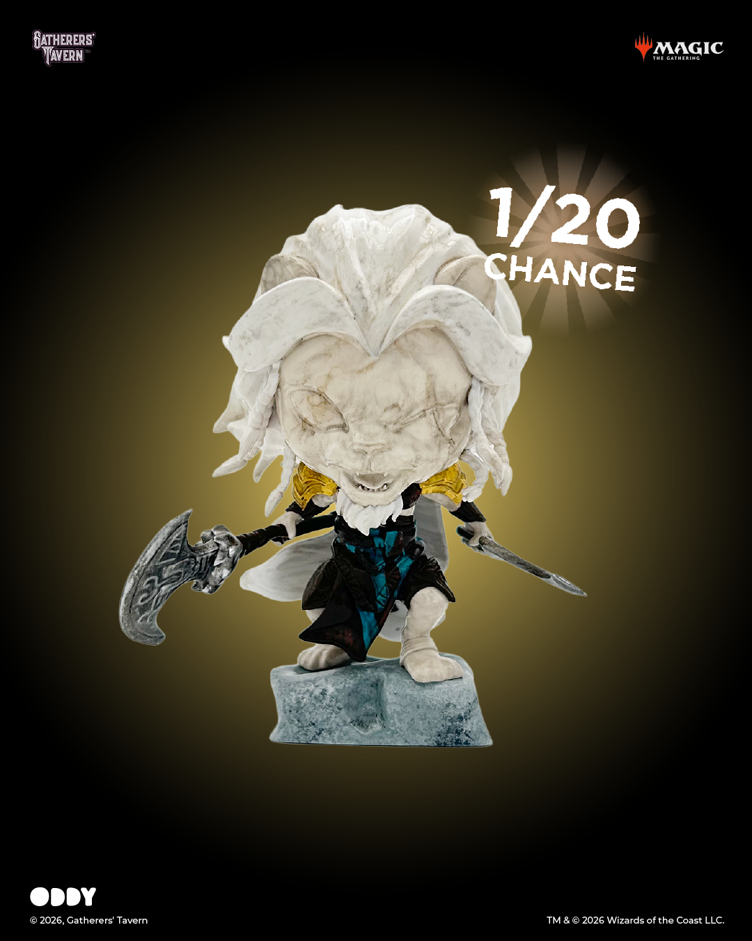 Gatherers' Tavern Magic: The Gathering Oddy Planeswalkers Box of 5 Figures - View 6