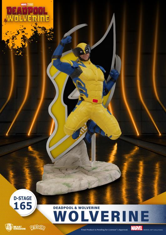 Beast Kingdom Marvel Deadpool & Wolverine D-Stage DS-165 Wolverine 6-Inch Figure - View 3