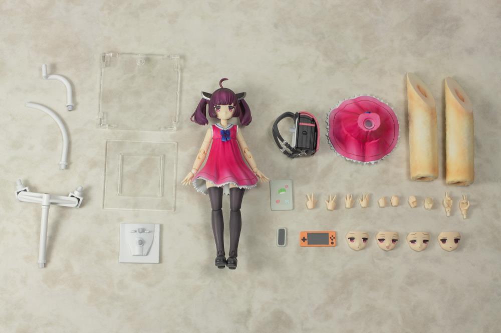 Plum Tohoku Zunko Project Plafia Tohoku Kiritan 1/12 Scale Model Kit with Mini Figure - View 11