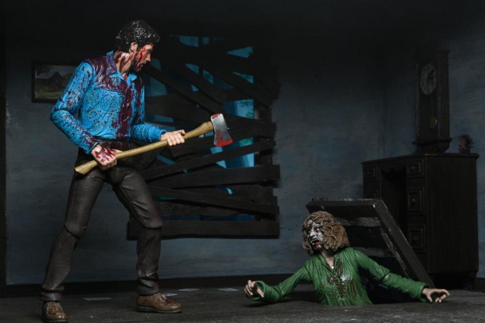 NECA The Evil Dead Ultimate Bloody Ash and Cheryl Williams Action Figure Two-Pack - View 6