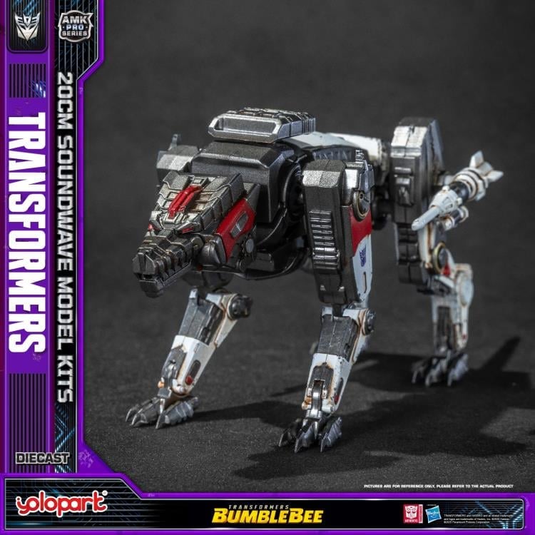 Yolopark Transformers: Bumblebee AMK Pro Soundwave 7.9-Inch Model Kit with Ravage - View 18