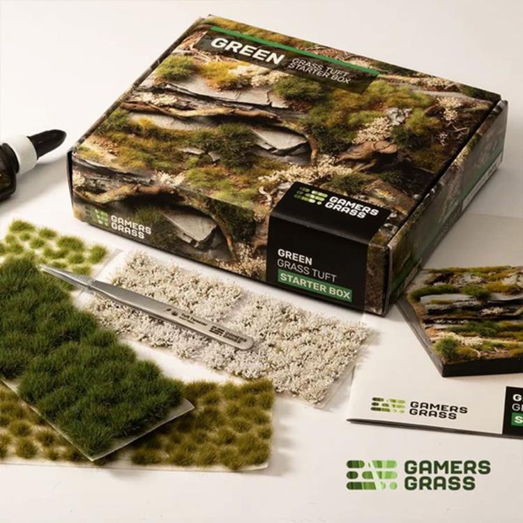 Frontline Gaming Gamers Grass Green Grass Tuft Starter Box - View 3