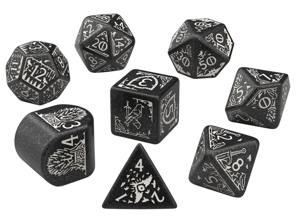 Q Workshop Game of Thrones Night's Watch Plastic Dice Set - View 2