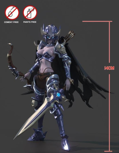 Border Model Hell Knight Syl 1/12 Scale Model Kit, 5.5-Inch PVC and ABS - View 15