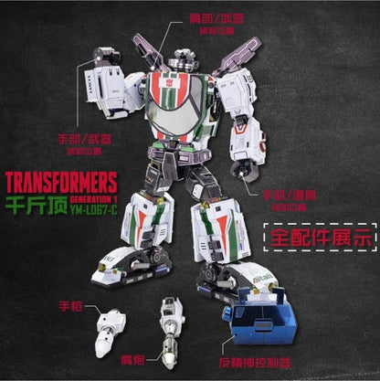 MU Model Transformers G1 Wheeljack 3D Metal Puzzle Model Kit 7.9-Inch - View 9