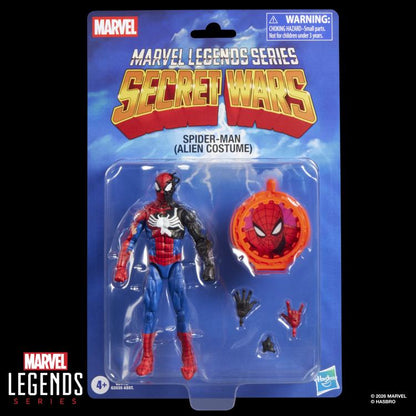 Hasbro Marvel Legends Secret Wars Spider-Man Alien Costume Plastic Action Figure - View 11