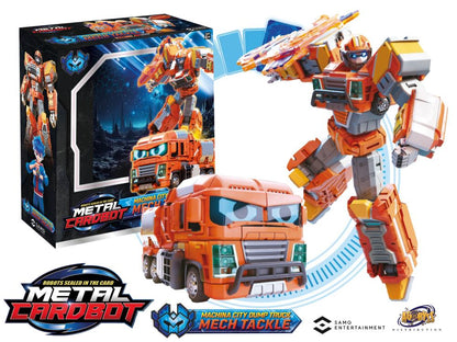 SAMG Metal Cardbot Power Class Mech Tackle 8.5-Inch Action Figure - View 3