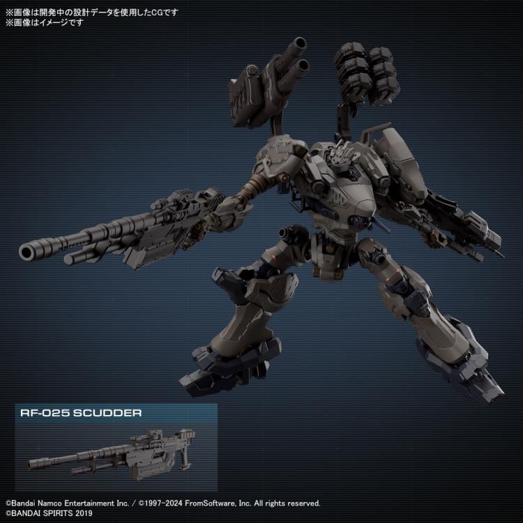 Bandai Armored Core VI: Fires of Rubicon 30 Minutes Missions RaD CC-2000 Orbiter Nightfall Model Kit - View 14