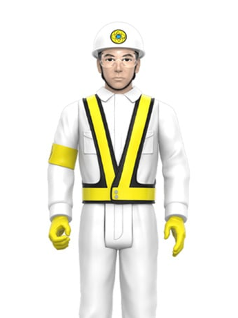 Super7 Beastie Boys ReAction MCA Intergalactic Crossing Guard Figure