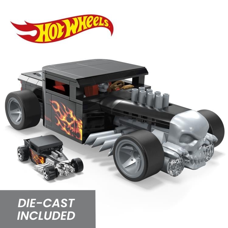 Mega Construx Hot Wheels Mega Showcase Bone Shaker Collector 1/24 Scale Building Set - View 7