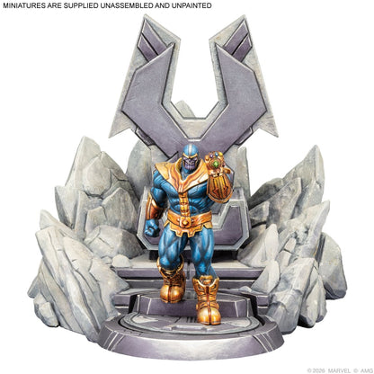 Atomic Mass Games Marvel: Crisis Protocol Thanos Ultimate Encounter Miniatures Set - View 4