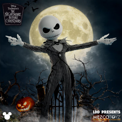 Mezco Toyz LDD Presents: The Nightmare Before Christmas Jack Skellington 10-Inch Collectible - View 3