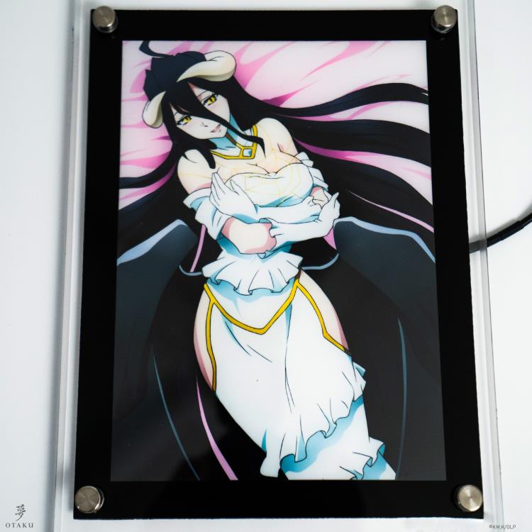 Otaku Lamps Overlord Albedo LED Poster Light Display (10-Inch) - View 6
