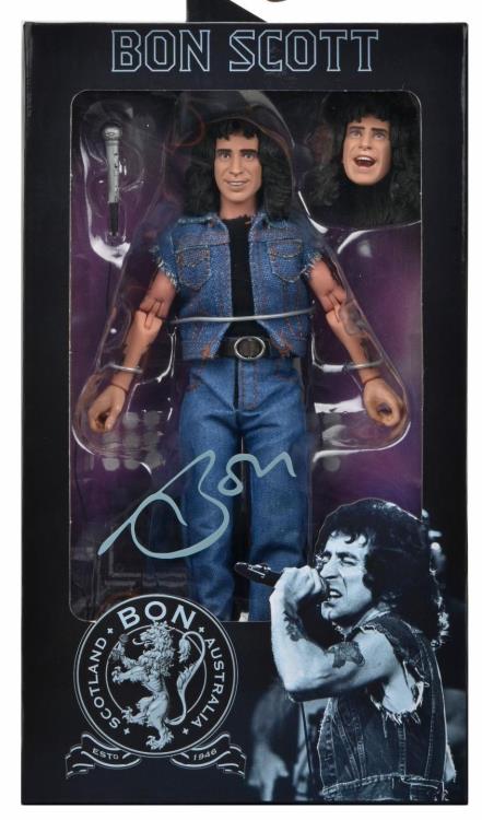 NECA AC/DC Bon Scott 8-Inch Plastic Clothed Figure for Display - View 11