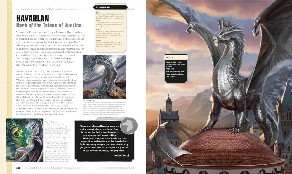 DK Publishing Dungeons & Dragons The Book of Dragons Book - View 10