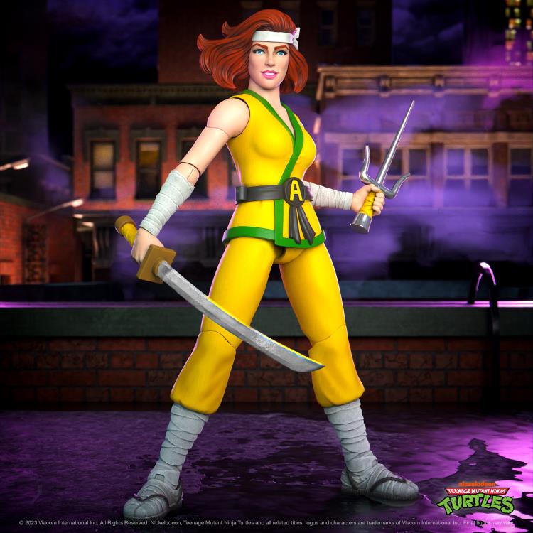 Super7 Teenage Mutant Ninja Turtles Ultimates! Ninja April Action Figure - View 3