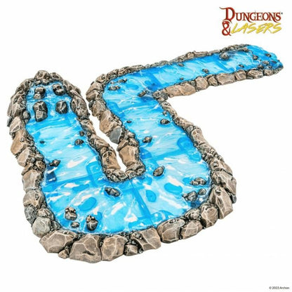 Archon Studios Dungeons & Lasers Modular River Plastic Miniatures Set - View 3