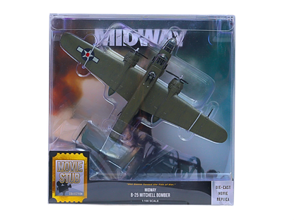 Daron Midway Movie Stub B25 Mitchell 1/100 Scale Die-Cast Model - View 2