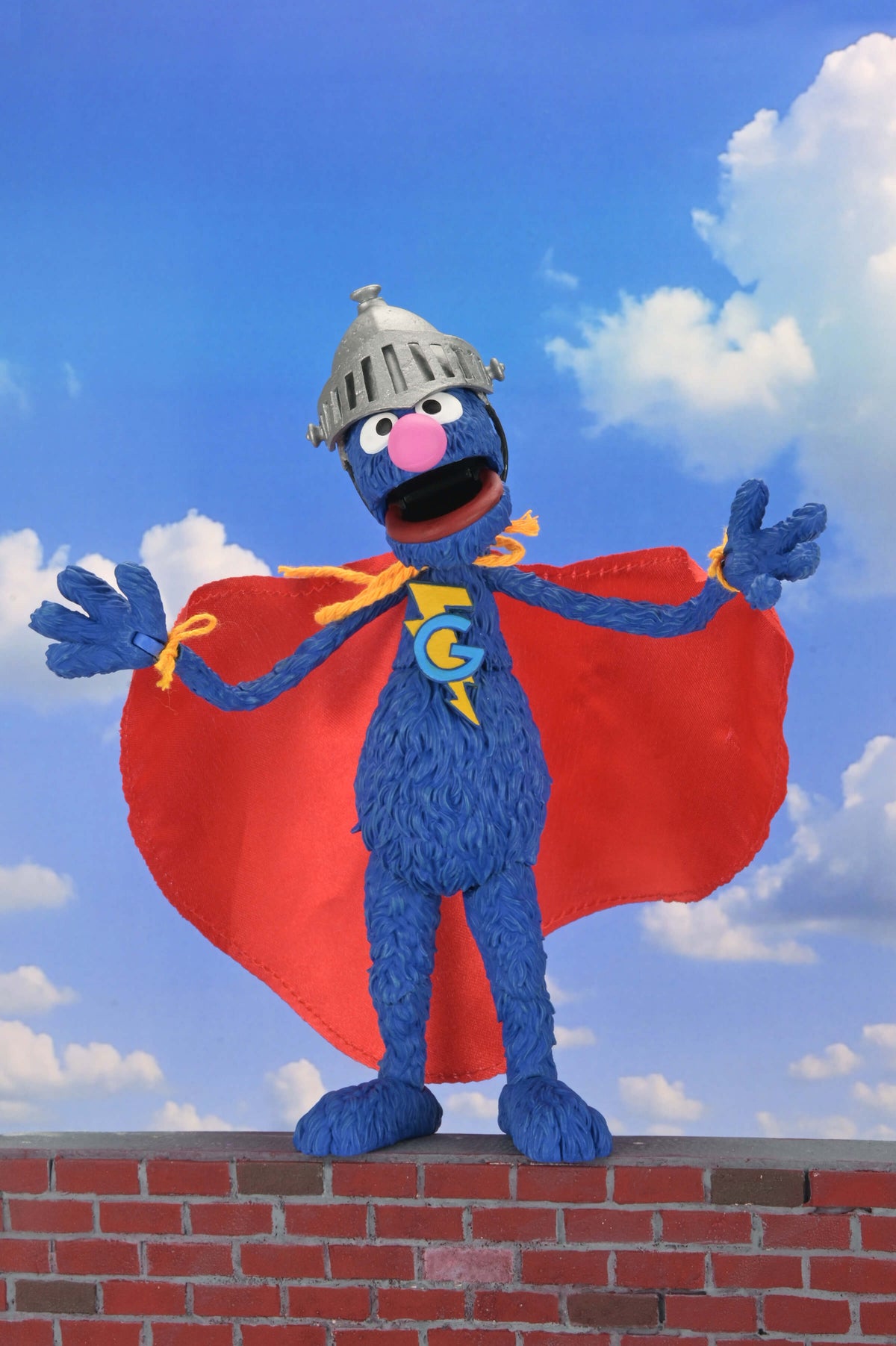 NECA Sesame Street Ultimate Super Grover Plastic Action Figure - View 12